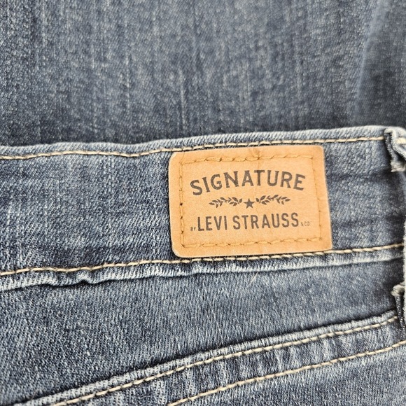 Levi's Signature Mid Rise Bootcut Jeans Womens 12 Western Cowgirl Classic Soft - Picture 4 of 8